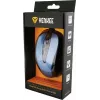 Mouse USB con cavo, 4 tasti, ottico, simmetrico, blu