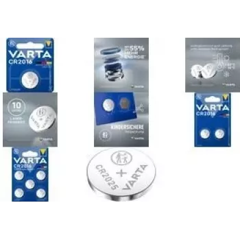 Batteria monouso Varta CR3032 alcalina 3,2 mm altezza 3 cm diametro