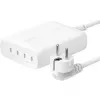 Belkin BoostCharge Pro caricabatterie da parete GaN USB-C a 4 porte da 200 W, bianco (WCH015VFWH)
