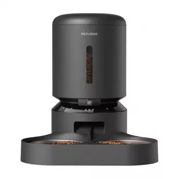 Ciotola per cibo Petlibro Granary con telecamera e doppia ciotola, 5L (nero)