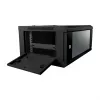 Armadio a parete ALLNET ALL-SMC6604SCHWARZ 4U, carico massimo 50 kg, serratura a chiave, nero