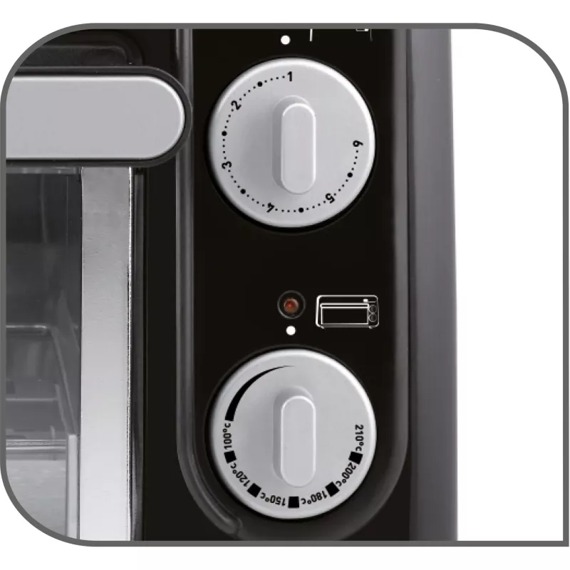 Tostapane Tefal TL6008 2 fette 1300 W alluminio nero