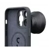 ShiftCam AC-CA-14PR-CH-EF custodia protettiva con attacco per obiettivo per iPhone 14 Pro, MagSafe, charcoal
