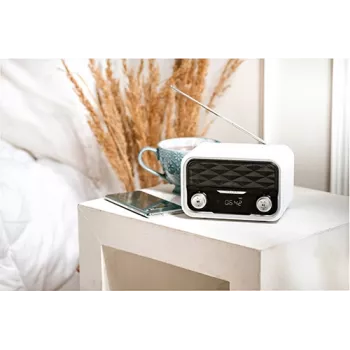Radio portatile Adler AD 1185 – FM, Bluetooth 4.0, MP3, scheda SD, AUX, batteria ricaricabile 1800 mAh, display LCD, ricarica Micro-USB