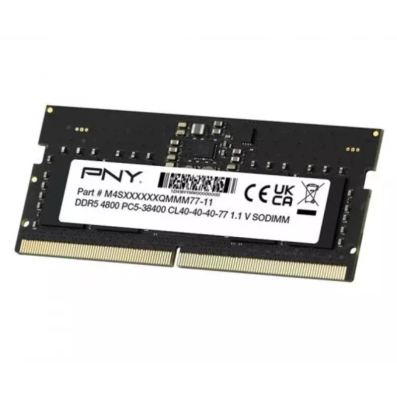 Memoria RAM per notebook PNY DDR5 16GB SODIMM 4800