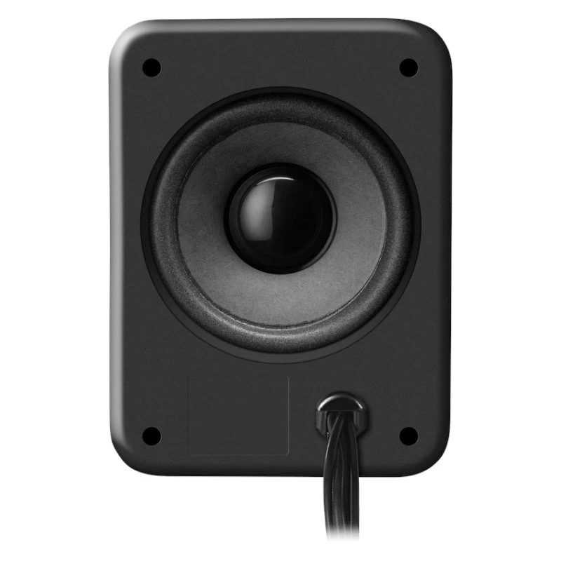 Defender V12 65212 altoparlanti per computer 2.1, 11 W, subwoofer da 5 W, alimentati via USB, retroilluminazione LED, neri, 115 x 130 x 223 mm