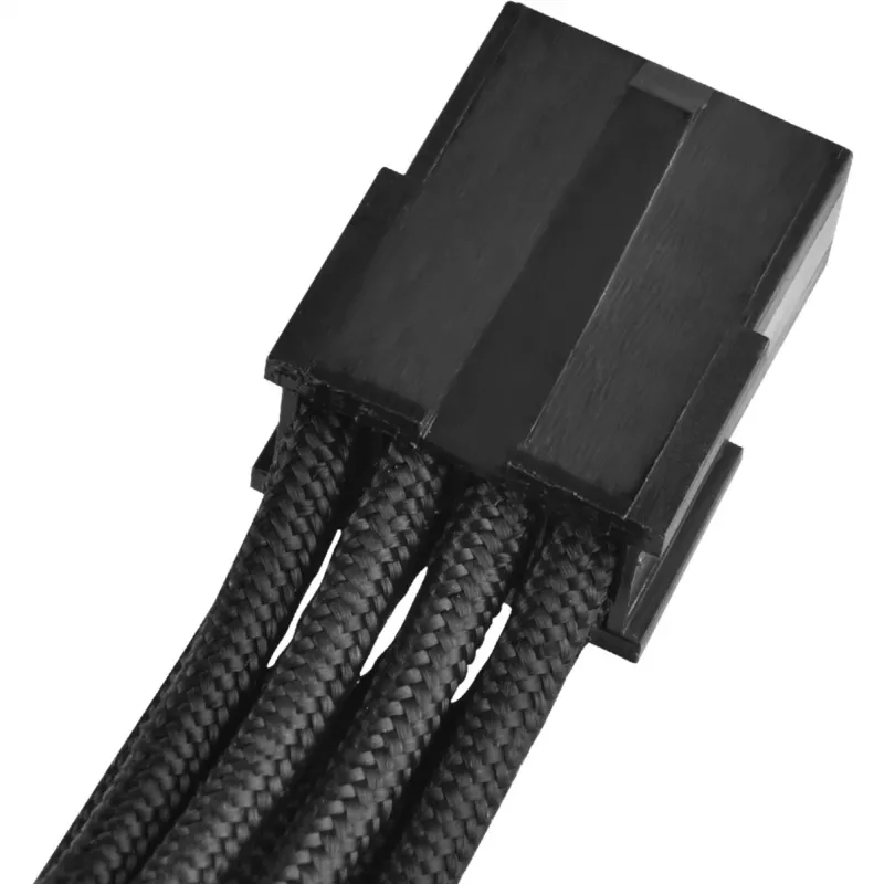 SilverStone SST-PP07-PCIB cavo di prolunga PCIe 8 pin a PCIe 6+2 pin, 25 cm, nero