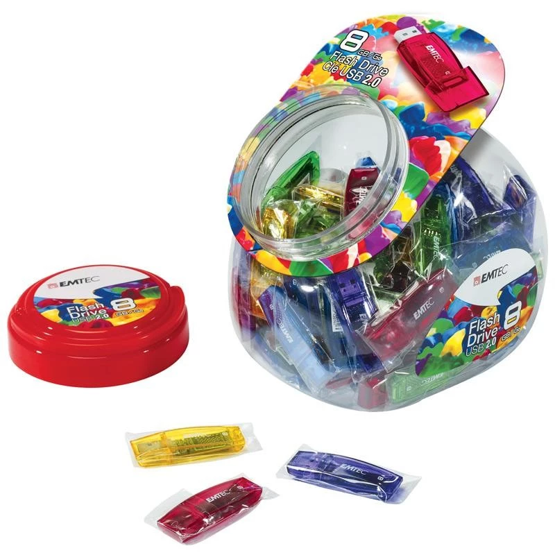 Chiavetta USB Emtec 32 GB USB Type-A C410 Color Mix Candy Jar