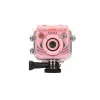 Action cam digitale per bambini Extralink H18 rosa – IP68, 1080p, schermo da 2