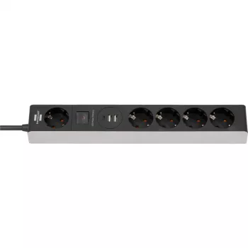 Ciabatta Brennenstuhl 1159780615 1,5 m 5 prese AC per interni nero, grigio