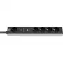 Ciabatta Brennenstuhl 1159780615 1,5 m 5 prese AC per interni nero, grigio