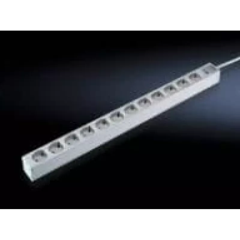 Prolunga elettrica Rittal 7240.310 2m 12 prese AC per interni grigio