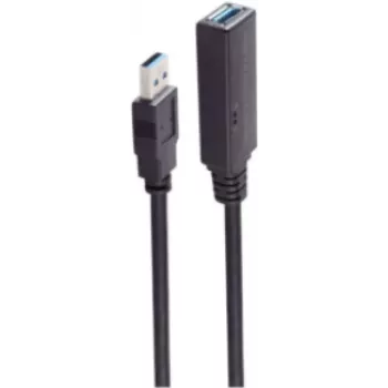 Cavo USB ShiverPeaks BS13-39095 20 m USB A nero 5 Mbit/s