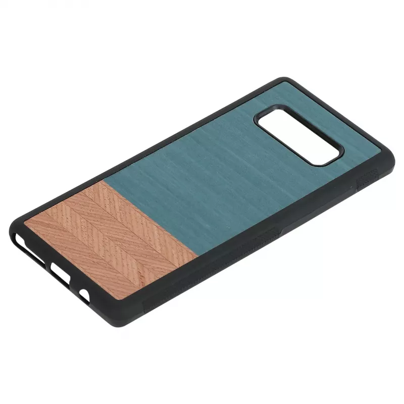 Custodia per smartphone man and wood per Galaxy Note 8 – denim nero