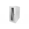 Digitus Case per computer con porta in vetro, su rotelle, con serratura, con feritoie di ventilazione