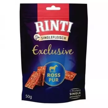 RINTI Singlefleisch Exclusive Pferd - snack per cani - 50g