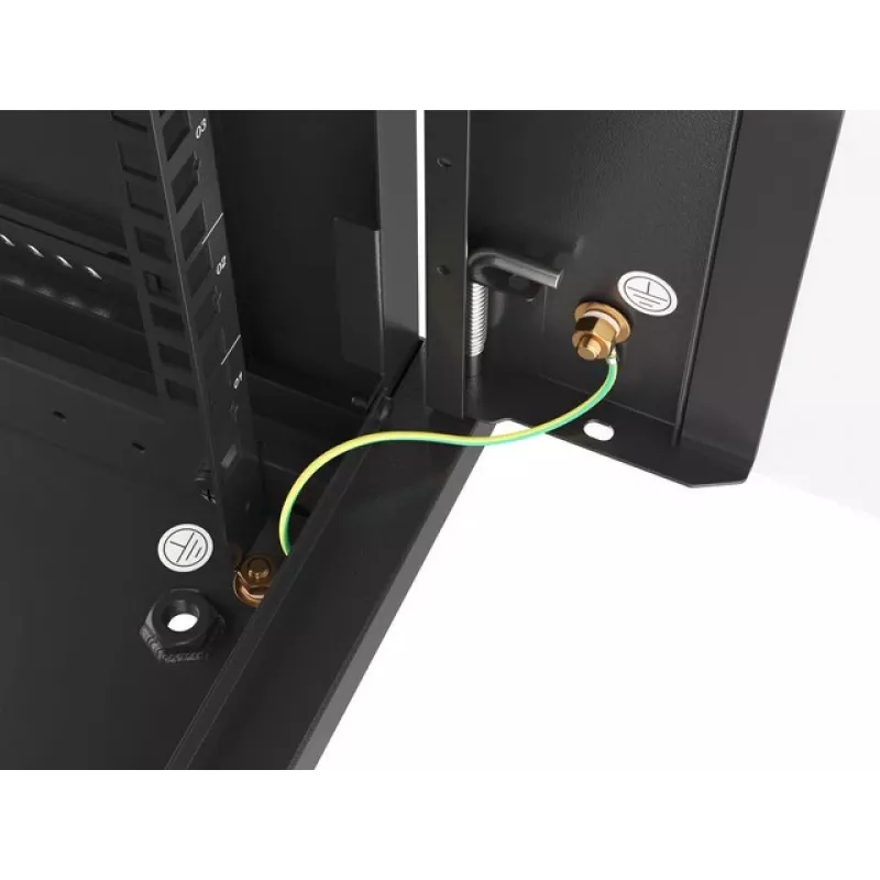 Armadio rack a parete LANBERG WF01-6618-10B, 18U, 600×600×907 mm, nero, 60 kg