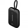 Powerbank portatile Goobay 10.000 mAh con cavo USB-C integrato – 20 W compatto per l'uso in mobilità (76251)