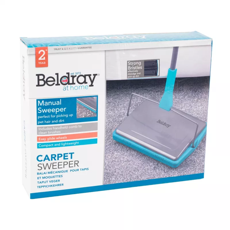 Beldray LA024855TQEU7 scopa manuale per tappeti e pavimenti