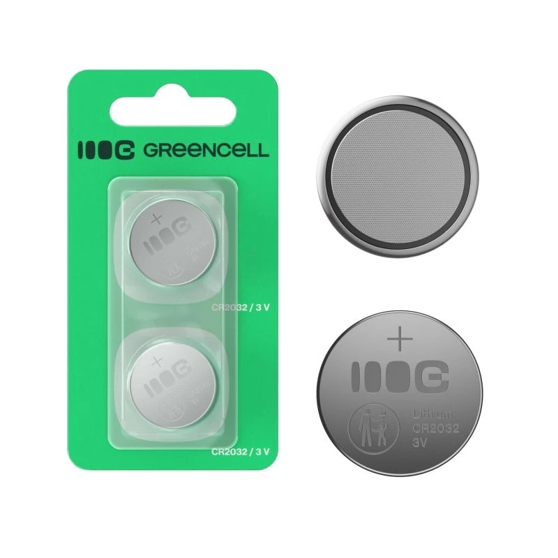 Batteria a bottone Green Cell Greencell blister 2x CR2032 3V 220mAh