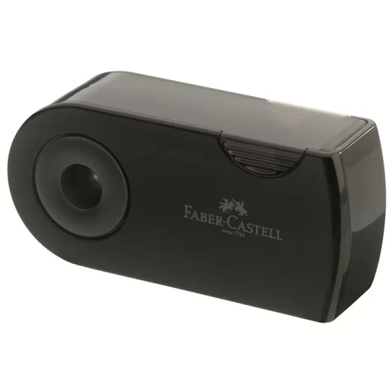 Temperino manuale Faber-Castell SLEEVE nero