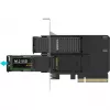 Scheda adattatore PCIe icybox MB312M4P-B — 2× M.2 NVMe su PCIe 4.0 x8 (biforcazione)