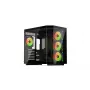 Krux Empero KRXD010 telaio PC Midi Tower, ATX, vetro temperato, 4 ventole ARGB da 120 mm, nero - scheda video fino a 420 mm, dissipatore CPU fino a 155 mm, 2x 3,5" + 3x 2,5" alloggiamenti