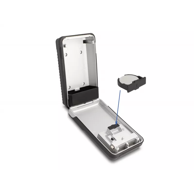 Portachiavi DELOCK 20932 organizzatore di chiavi in alluminio e plastica con combinazione, nero