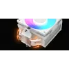 Dissipatore CPU ad aria MODECOM Volcano 0C T721 ARGB 120 bianco, single tower, ventola 120 mm