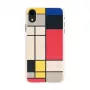 Custodia per smartphone man and wood per iPhone XR – retro in legno, cornice bianca