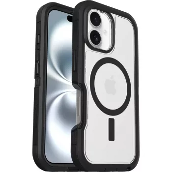 OtterBox Defender XT custodia per iPhone 16 Dark Side chiaro/nero