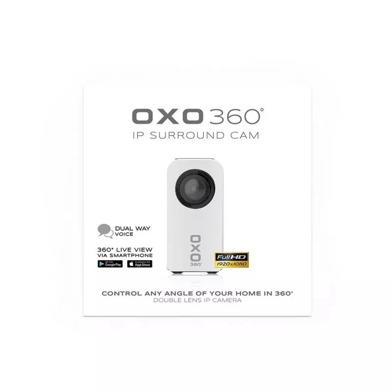 Telecamera di sorveglianza Easypix OXO 360° IP Cam 56200