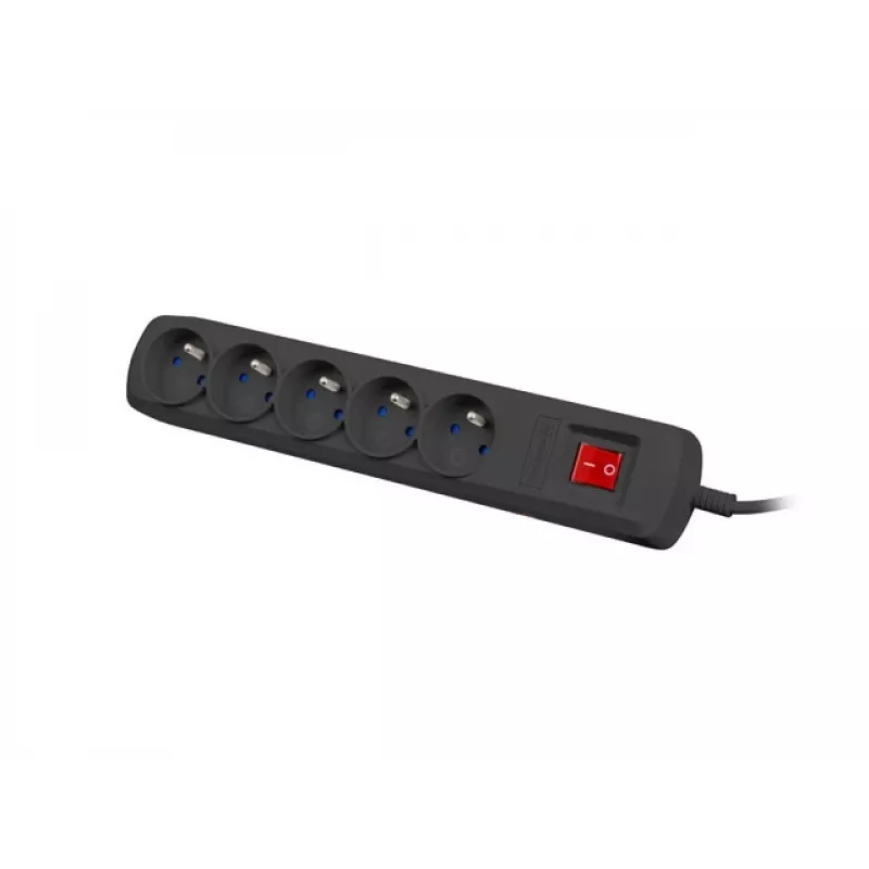 Protezione da sovratensione NATEC NSP-1715 nero 5 prese AC 5 m