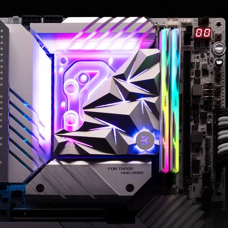 EK Water Blocks EK-Quantum Velocity² Edge D-RGB - 1700/1851 edizione speciale argento