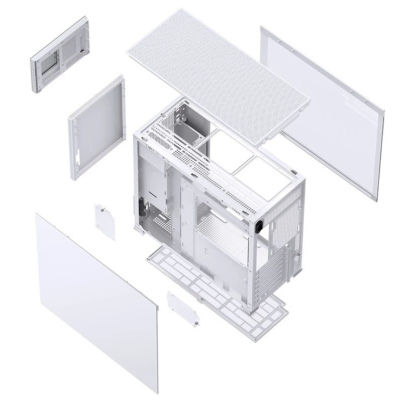Case PC Jonsbo D41 STD Midi Tower bianco