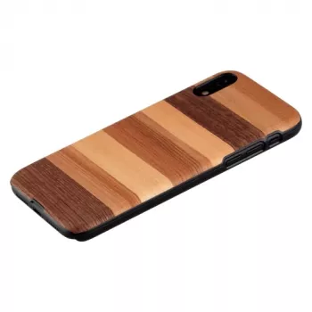 Custodia protettiva per smartphone man and wood per iPhone XR – superficie sabbia nera