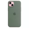 Apple iPhone 15 Plus custodia in silicone con MagSafe - Cypress