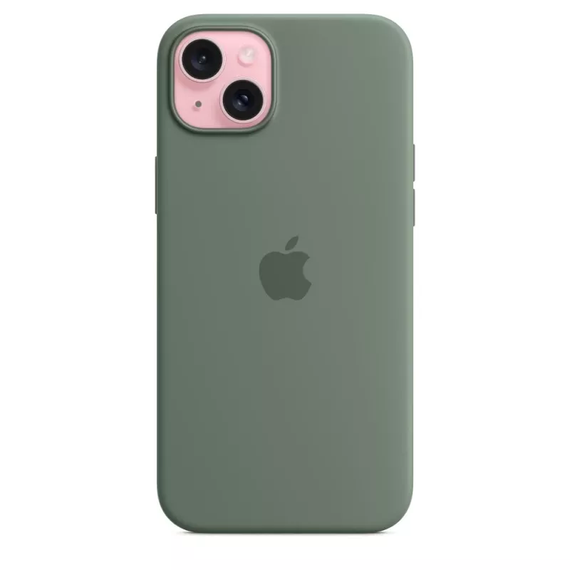 Apple iPhone 15 Plus custodia in silicone con MagSafe - Cypress