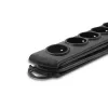 Protezione da sovratensione Qoltec 50112 nero 6 prese AC 230V 3m