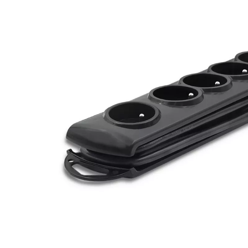 Protezione da sovratensione Qoltec 50112 nero 6 prese AC 230V 3m