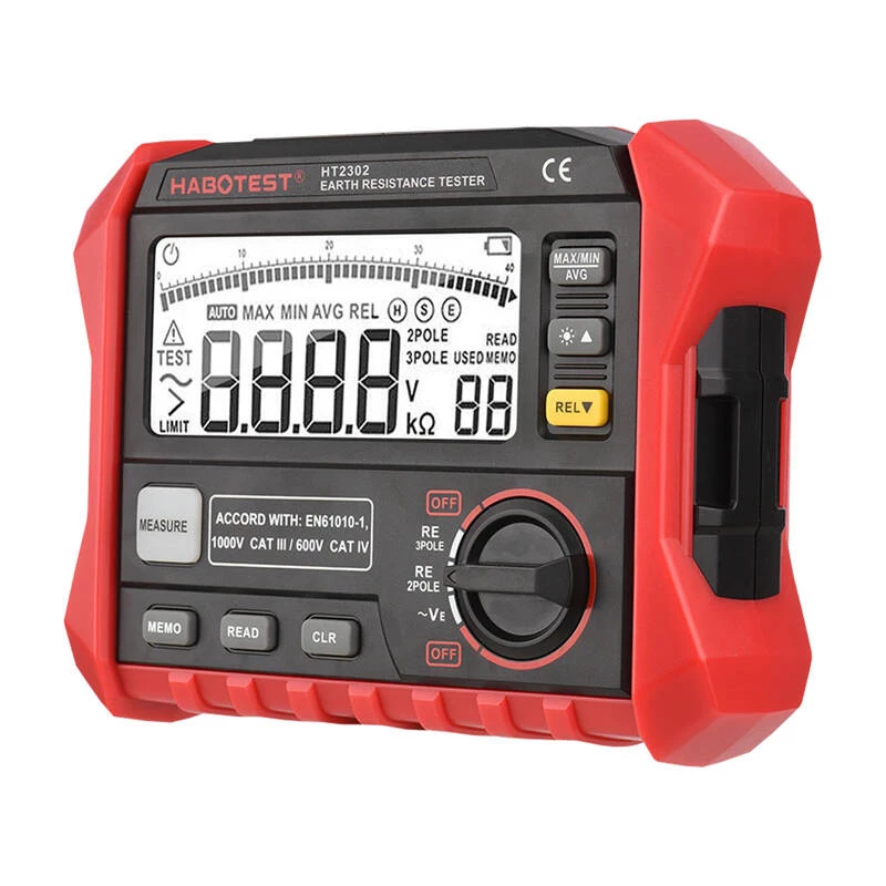 Tester digitale di resistenza di terra Habotest HT2302