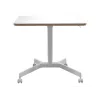Piano per scrivania Leitz 65360001 quadrato alluminio bianco 600x800x750mm