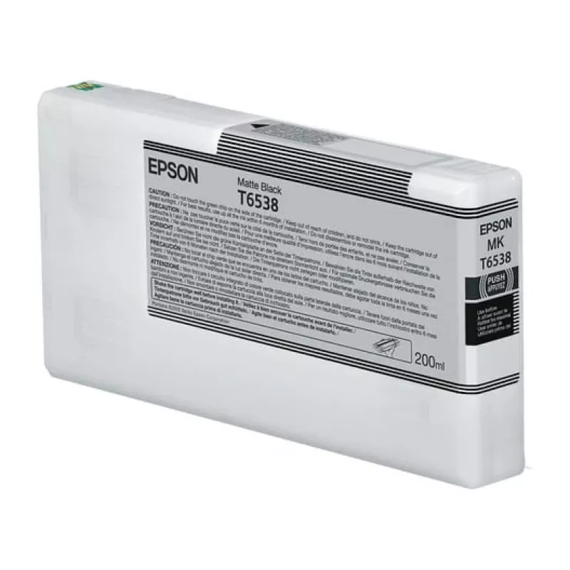 Cartuccia d'inchiostro Epson C13T65380N nero opaco 200 ml originale confezione singola