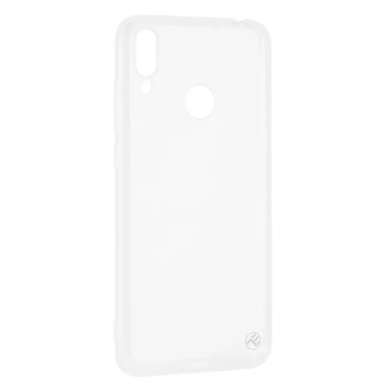 Custodia in silicone per Huawei Y9 2019, Tellur, trasparente