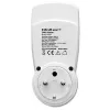 Timer elettronico QOLTEC PC0628 con display LCD, conto alla rovescia 24 ore