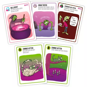 Zombie Kittens, gioco di carte