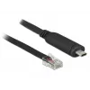 DeLock - Adattatore seriale - USB-C - RS-232 x 1 - nero (63912)