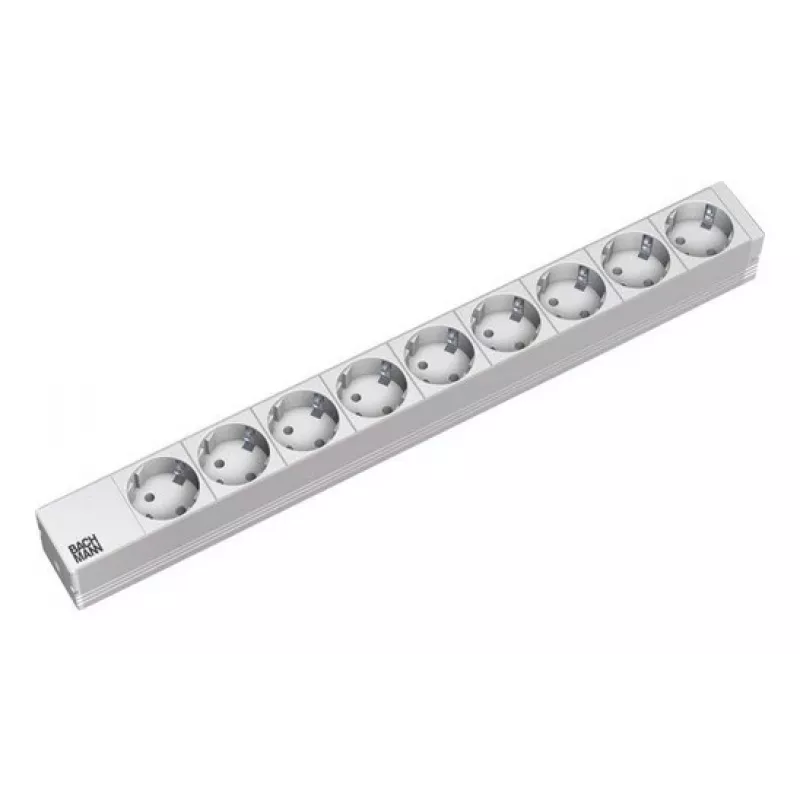 Ciabatta multipresa Case Alluminio Bachmann 333.401