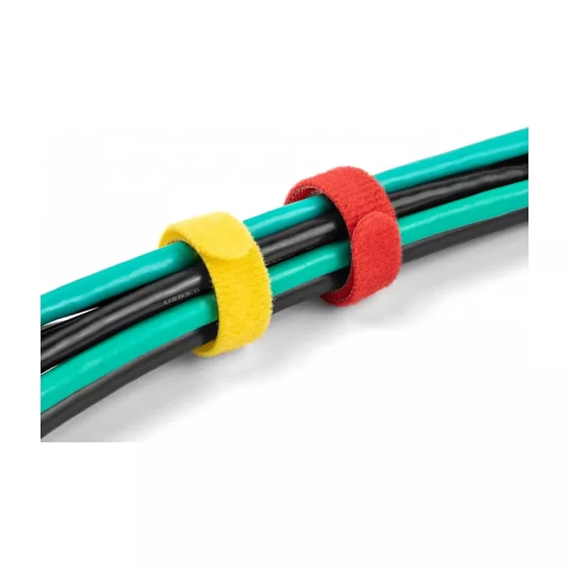 Fascetta fermacavi a strappo DeLOCK 19076 150x12mm colori assortiti set da 10