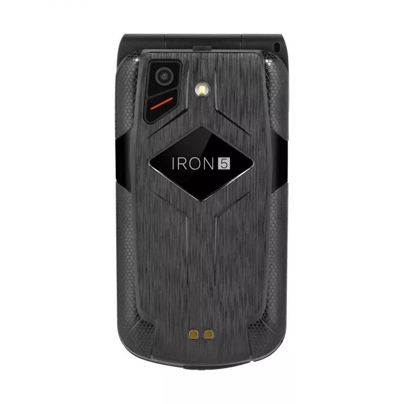 Telefono flip Kruger & Matz Iron 5 Flip KM0466 — Dual-SIM, display 2,4 pollici, IP68/IP69K, 1200 mAh